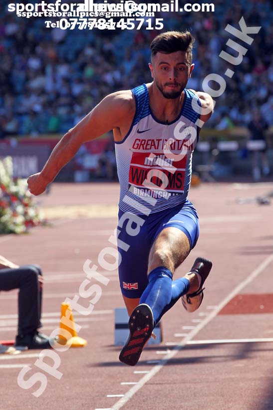 Mens triple jump, 2019 Muller British Championships, Alexander Stadium, Birmingham. Photo: David T. Hewitson/Sports for All Pics
